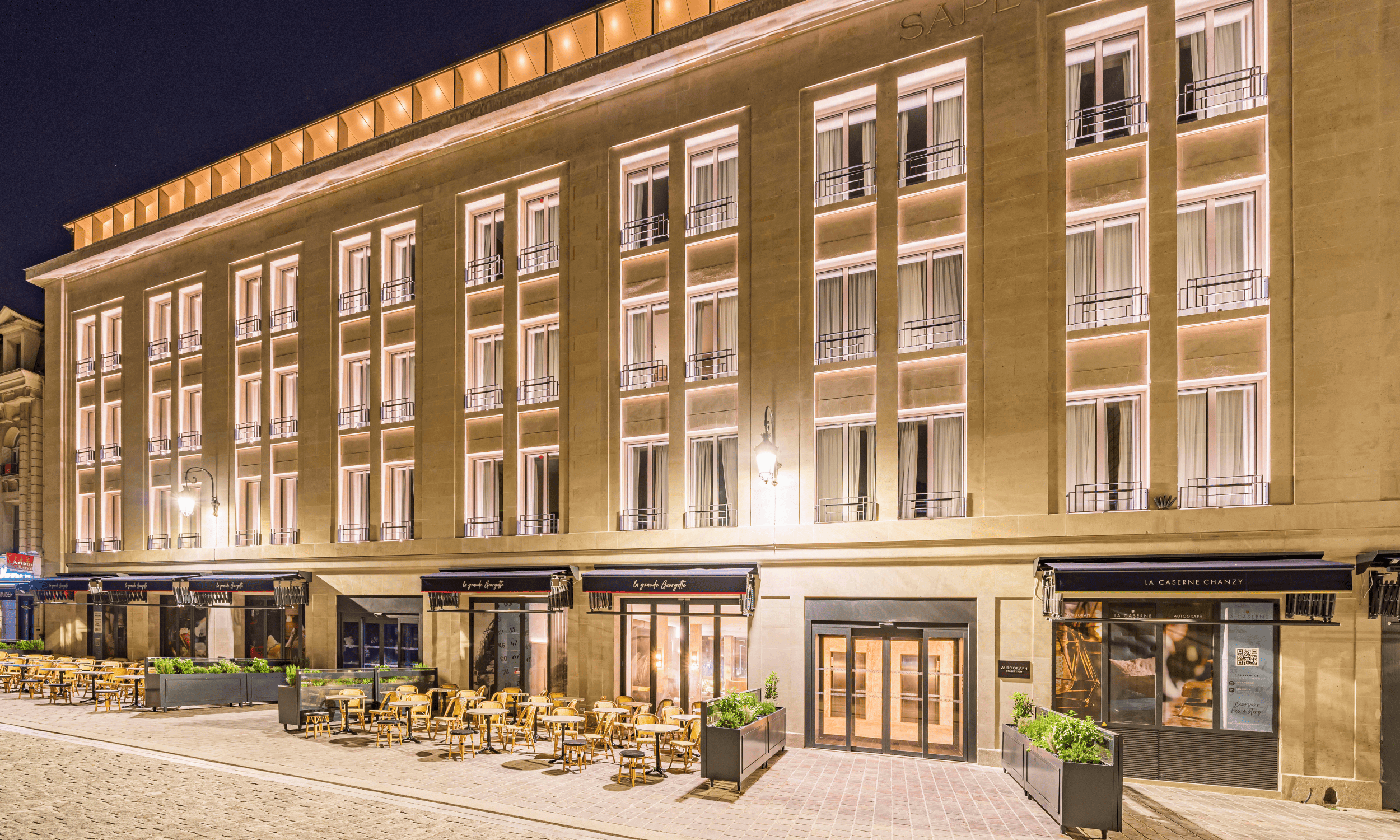 Hôtel 5 étoiles la Caserne Chanzy à Reims par Pingat Ingénierie