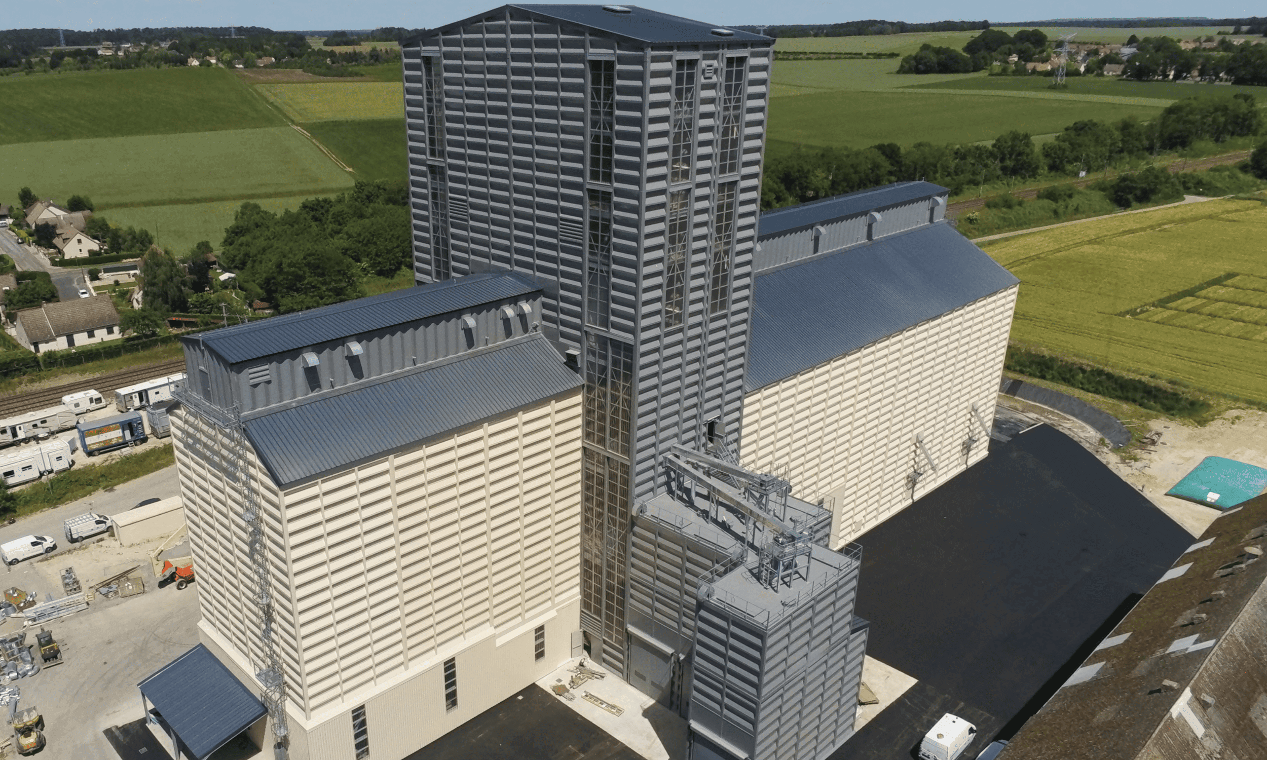 Silo agroalimentaire pour graines