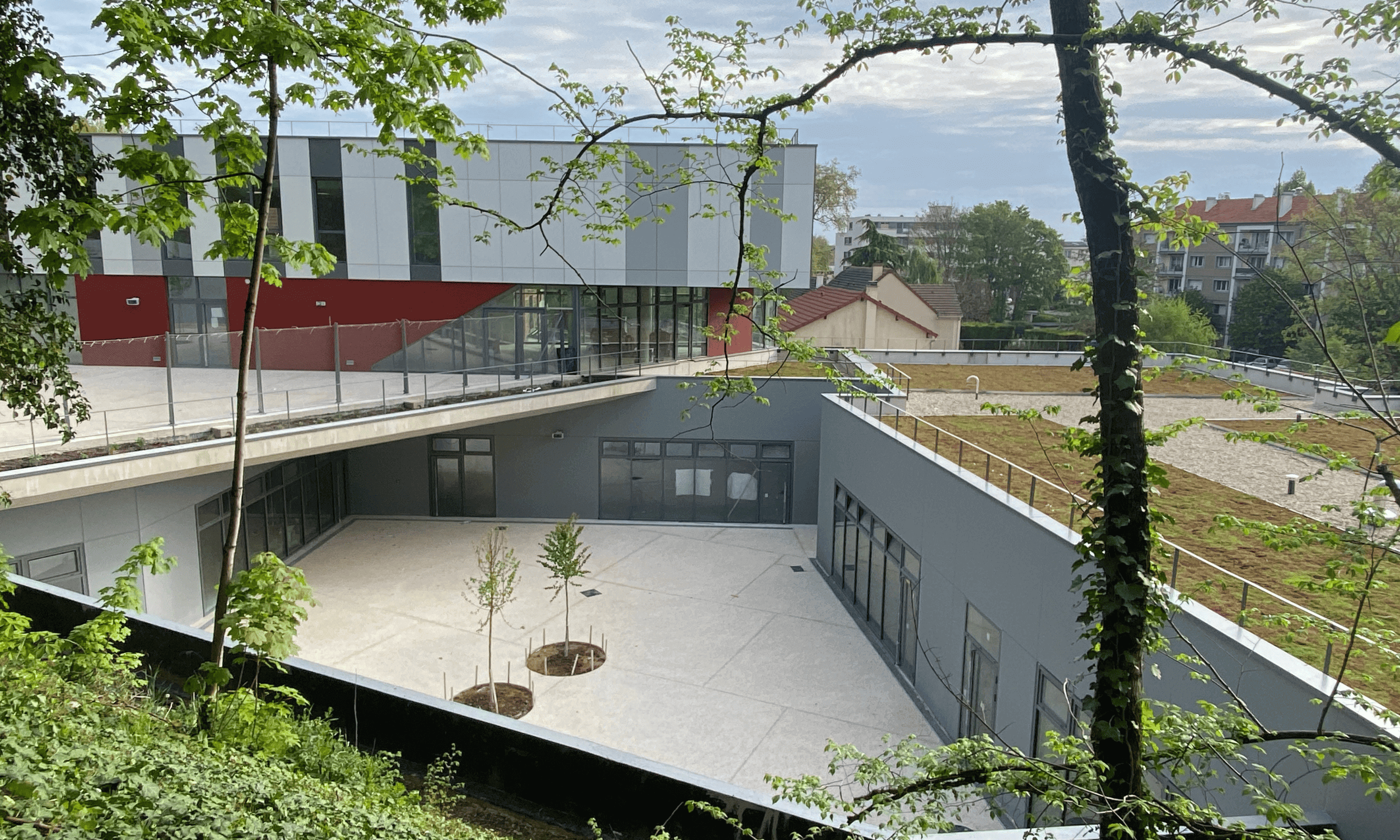 Réalisation d'un bâtiment scolaire par Pingat Ingénierie Paris