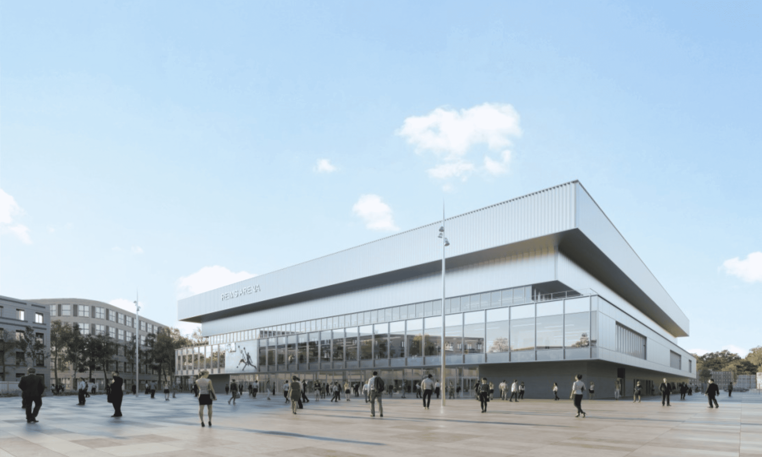 Vue 3D de l'Arena de Reims